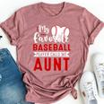 My Favorite Baseball Player Calls Me Aunt Bella Canvas T-shirt Heather Mauve