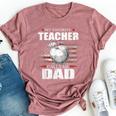 My Favorite Teacher Calls Me Dad Flag Teacher Bella Canvas T-shirt Heather Mauve