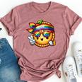 Apple Pie Rainbow Lgbt Gay Pride Lesbian Gay Apple Pie Bella Canvas T-shirt Heather Mauve