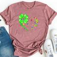 Autism Clover Autism Mom Boy St Patrick's Day Bella Canvas T-shirt Heather Mauve