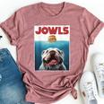 English Bulldog Jowls British Bully Burger Dog Mom Dad Bella Canvas T-shirt Heather Mauve