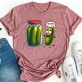 Pickle Surprise Of Sliced Pickles Pickle Women Bella Canvas T-shirt Heather Mauve