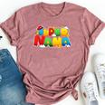 Gamer Super Nana Family Matching Game Super Nana Superhero Bella Canvas T-shirt Heather Mauve