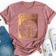 Gemini Girl African American Melanin Birthday Bella Canvas T-shirt Heather Mauve