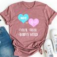 Gender Reveal Boy Or Girl You'll Rock Daddy's World Bella Canvas T-shirt Heather Mauve