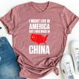 Ideas For Chinese American Asian Pride Women Bella Canvas T-shirt Heather Mauve