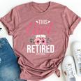 This Girl Is Retired Est 2024 Mom Women Bella Canvas T-shirt Heather Mauve