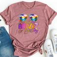 Girls Trip Matching Beaches Booze & Besties Bella Canvas T-shirt Heather Mauve