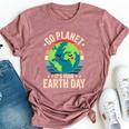 Go Planet Its Your Earth Day Retro Vintage For Men Bella Canvas T-shirt Heather Mauve