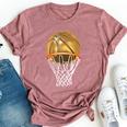 Gold Basketball Trophy Mvp Graphic For Boys Bella Canvas T-shirt Heather Mauve