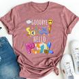 Goodbye School Hello Pool Summer Time Student Teacher Bella Canvas T-shirt Heather Mauve