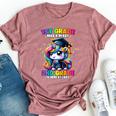 Graduation 1St Grade Was A Blast Unicorn Girls Grad Magical Bella Canvas T-shirt Heather Mauve