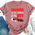 Grandma Of The Birthday Boy Race Car Party Racing Family Bella Canvas T-shirt Heather Mauve