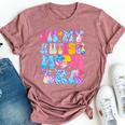 Groovy In My Autism Mom Era Autism Awareness Day Womens Bella Canvas T-shirt Heather Mauve