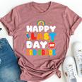 Happy Last Day Of 3Rd Grade Rainbow Teacher Student Bella Canvas T-shirt Heather Mauve