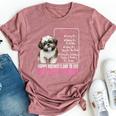 Happy Mother's Day To The Best Shih Tzu Mom Shih Tzu Mommy Bella Canvas T-shirt Heather Mauve