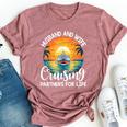 Husband Wife Cruising Partners For Life Cruise Vacation Bella Canvas T-shirt Heather Mauve