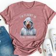 I’M Fluent In Fowl Language Hooded Chicken Vintage Bella Canvas T-shirt Heather Mauve