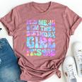 Its Me Hi Im The Birthday Girl Its Me Groovy For Girls Women Bella Canvas T-shirt Heather Mauve