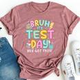 It’S Test Day Rock The School Test Day Teacher Apparel Bella Canvas T-shirt Heather Mauve