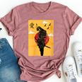 Japanese Ghost Samurai Vintage Fighter Bella Canvas T-shirt Heather Mauve