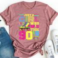 Just A Girl Who Loves The 90S Party 90S Outfit 1990S Costume Bella Canvas T-shirt Heather Mauve