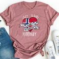 Just A Girl Who Loves Norway Vintage Bella Canvas T-shirt Heather Mauve