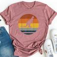 Kangaroo Vintage Retro Mom Dad Bella Canvas T-shirt Heather Mauve