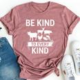 Be Kind To Every Kind Vegan Vegetarian Animal Lover Bella Canvas T-shirt Heather Mauve