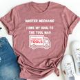 Master Mechanic I Owe My Soul Dad Mechanics Sarcastic Bella Canvas T-shirt Heather Mauve