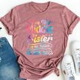 Middle Sister I'm The Reason We Have Rules Matching Bella Canvas T-shirt Heather Mauve