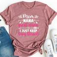 Mom Nana Great Nana Keep Getting Blessed Great Nana Bella Canvas T-shirt Heather Mauve
