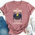 My Mom Is A Police Officer Proud Cop Mother Matching Family Bella Canvas T-shirt Heather Mauve