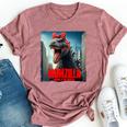 Momzilla Mother Of The Monsters Mother's Day Bella Canvas T-shirt Heather Mauve