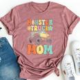 Monster Truck Mom Groovy Truck Lover Mom Female Bella Canvas T-shirt Heather Mauve