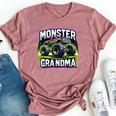 Monster Truck Race Racer Driver Grandma Mother's Day Bella Canvas T-shirt Heather Mauve