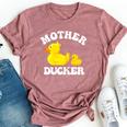 Mother Ducker Duck Mama Mother's Day Humour Bella Canvas T-shirt Heather Mauve