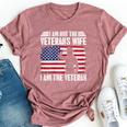 I Am Not The Veterans Wife I Am The Female Veteran Bella Canvas T-shirt Heather Mauve