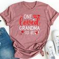 One Loved Grandma To Be Valentines Pregnancy Announcement Bella Canvas T-shirt Heather Mauve