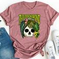 Philodendron House Plant Lover Skull Aroids Head Planter Bella Canvas T-shirt Heather Mauve
