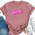 Pink Retro Nurse Appreciation Nursing Profession Rn Lpn Np Bella Canvas T-shirt Heather Mauve