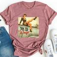 Pinup Girl Wings Vintage Poster Ww2 Bella Canvas T-shirt Heather Mauve