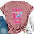 Queen Was Born In May 1954 Girl 67 Years Birthday Bella Canvas T-shirt Heather Mauve