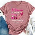 A Queen Was Born On May 4 4Th May Birthday Party Pink Bella Canvas T-shirt Heather Mauve