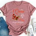 A Queen Was Born In May Girls Batterfly May Birthday Bella Canvas T-shirt Heather Mauve