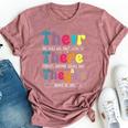 There Their They're English Teacher Grammar Memes Bella Canvas T-shirt Heather Mauve