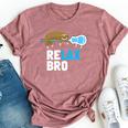 Relax Bro Lacrosse Lax Sloth Bella Canvas T-shirt Heather Mauve