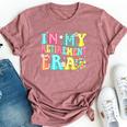 In My Retirement Era Groovy Teacher Retired 2024 Bella Canvas T-shirt Heather Mauve