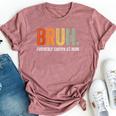 Retro Bruh Formerly Known As Mom Mother's Day Bella Canvas T-shirt Heather Mauve