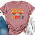 Retro Schools Out For Summer Last Day Of School Teacher Boy Bella Canvas T-shirt Heather Mauve
